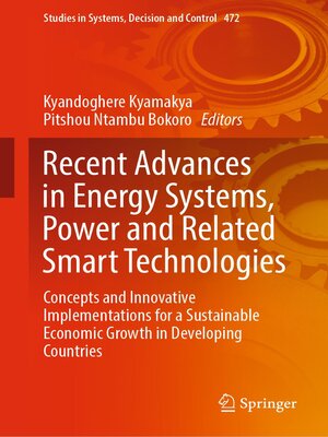 cover image of Recent Advances in Energy Systems, Power and Related Smart Technologies